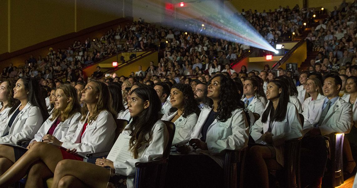 SMHS Students in the theatre