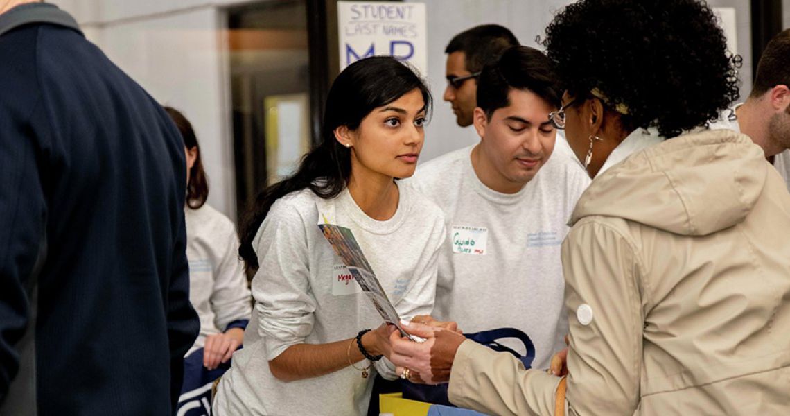 SMHS Students at an Event