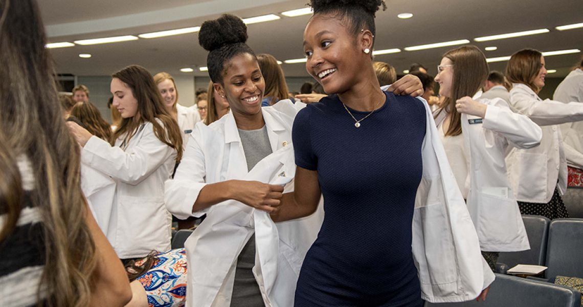 SMHS Students White Coat Event