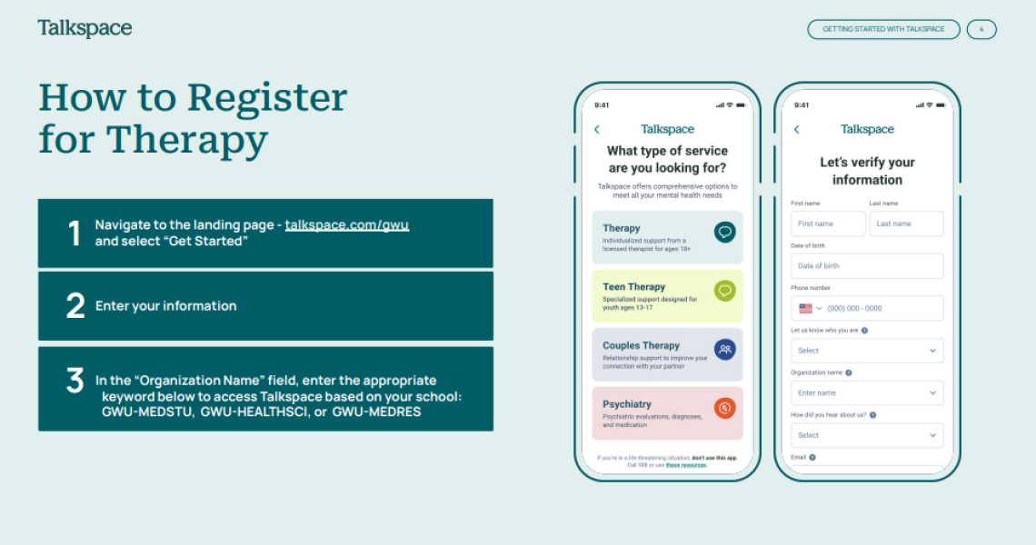 How to Register for Talkspace